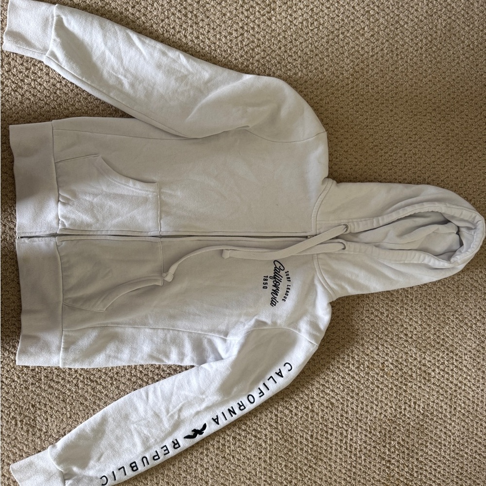 White Hoodie Jacket